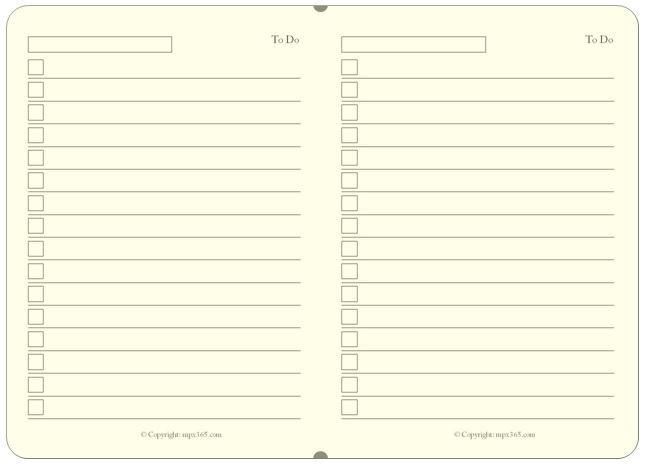 náhradná náplň do FLEXI (XS, Extra Small) - To-Do